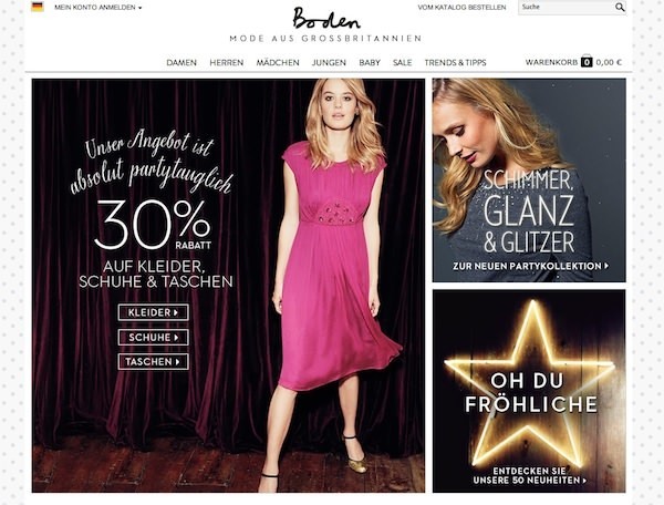 Boden Online Shop Startseite