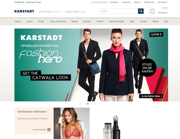 Karstadt Online Shop Startseite