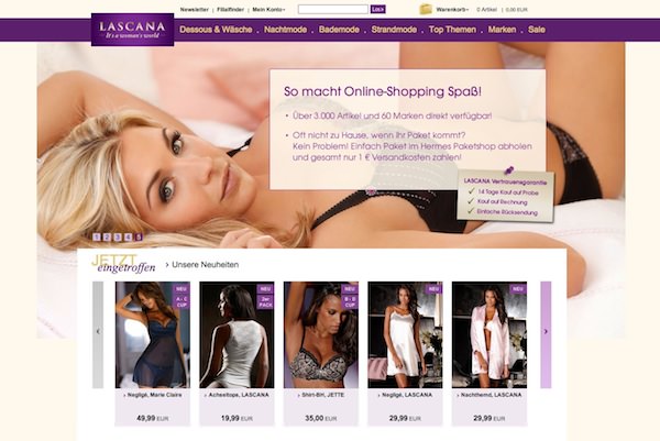 LASCANA Online Shop Startseite